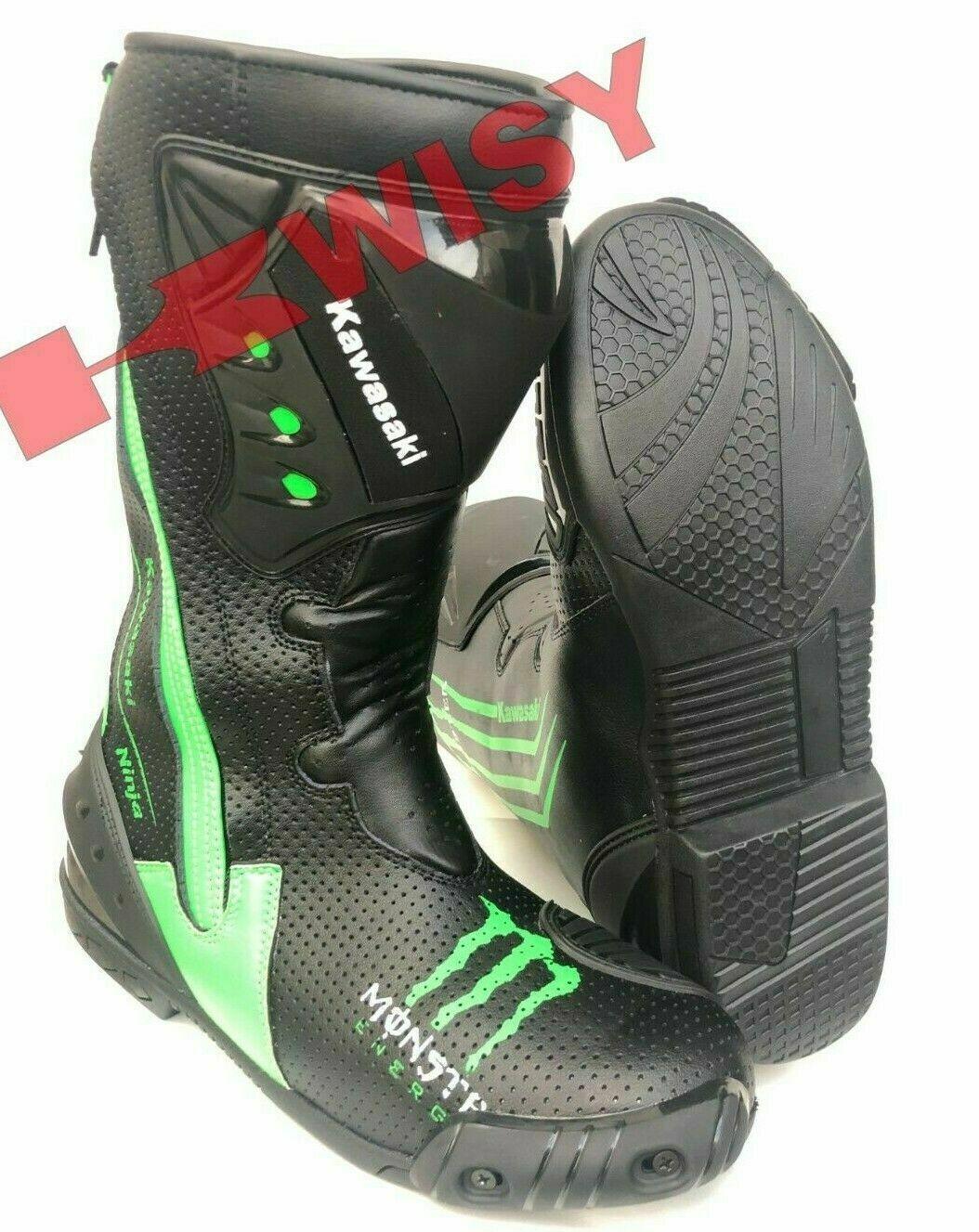ZMB-008 Motorcycle/Motorbike Leather Shoes Custom Made - ZEES MOTOR SPORTS