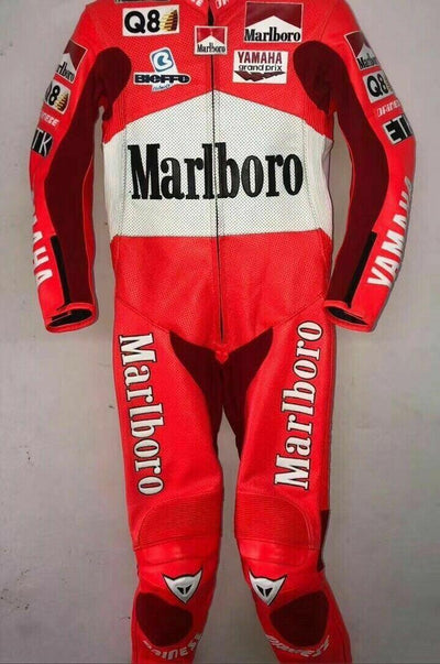 MARLBORO Motorbike Racing Suit Leather Made - ZEES MOTOR SPORTS