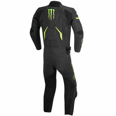 MONSTER CUSTOMIZED Motorbike Racing Suit Leather Made - ZEES MOTOR SPORTS