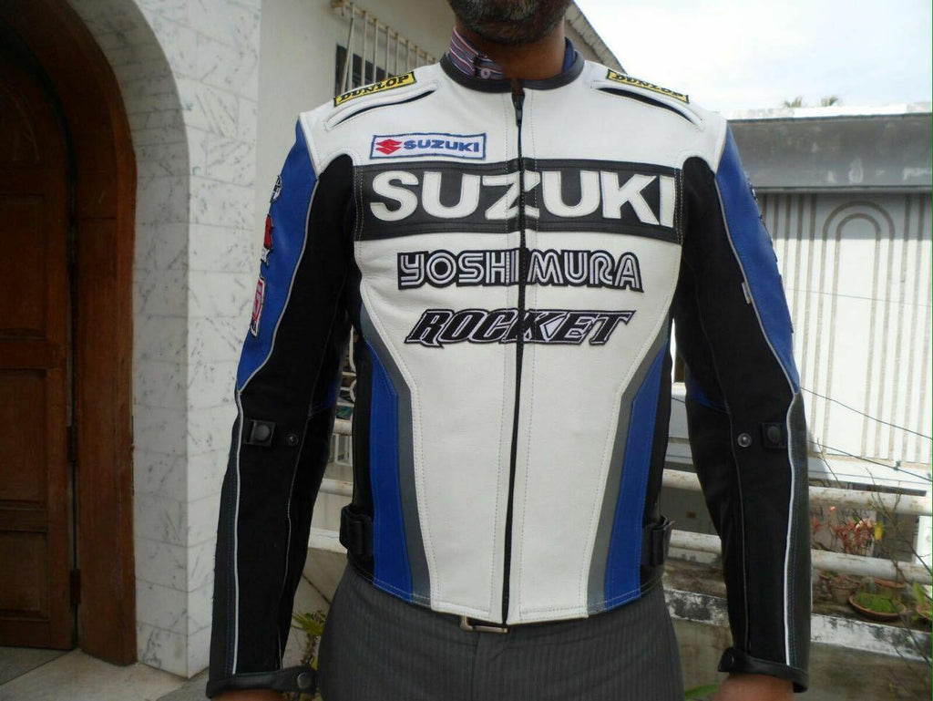 ZMJ-064 Racing Motorbike/Motorcycle Leather Jacket Custom Made Jacket For Bikers - ZEES MOTOR SPORTS