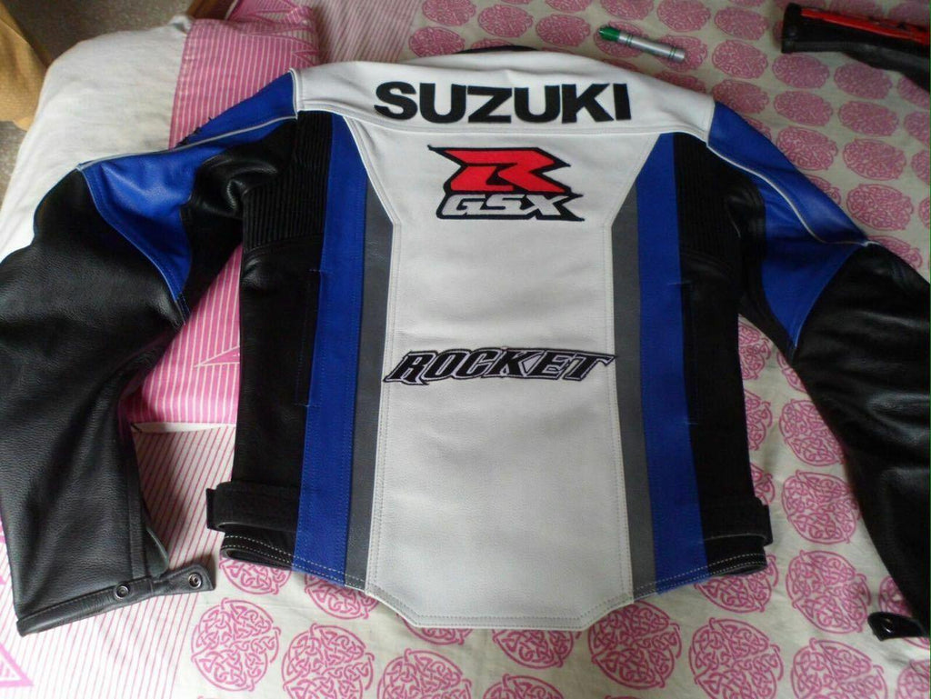 ZMJ-064 Racing Motorbike/Motorcycle Leather Jacket Custom Made Jacket For Bikers - ZEES MOTOR SPORTS