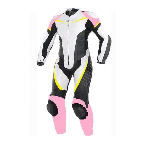 ZMW-011 Womens Motorbike Racing Suit Leather Made - ZEES MOTO