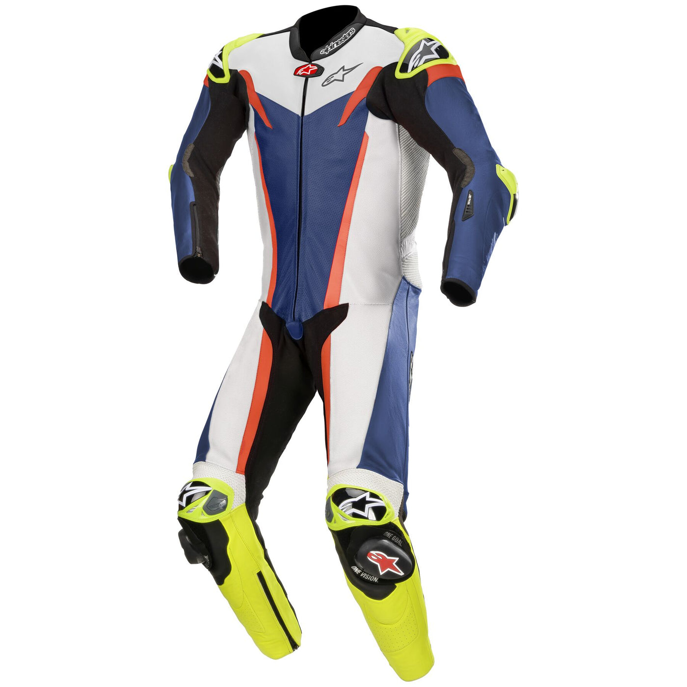 ALPINESTARS GP TECH V3 Piece Motorbike Racing Suit Leather Made - ZEES MOTOR SPORTS