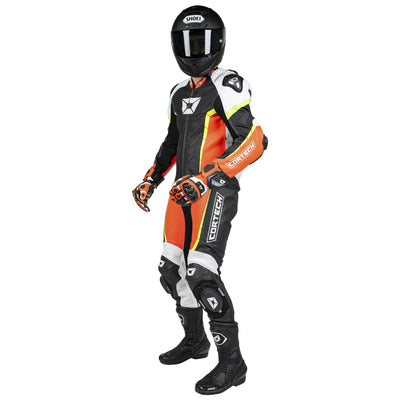 CORTECH ADRENALINE GP Motorbike Racing Suit Leather Made - ZEES MOTOR SPORTS