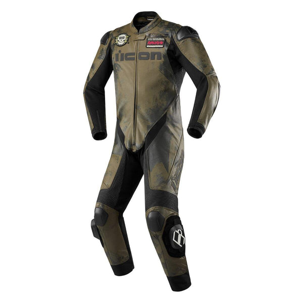 Icon Battlescar Motorcycle Racing Suit