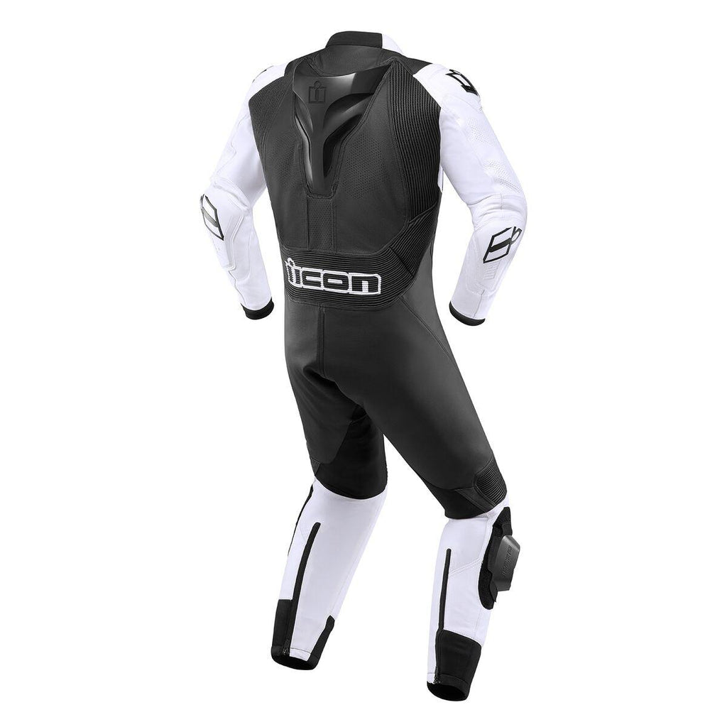 ICON HYPERSPORT Motorbike Racing Suit Leather Made - ZEES MOTOR SPORTS