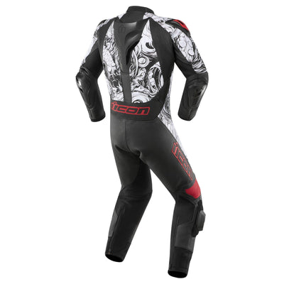 ICON HYPERSPORT KRAKEN Motorbike Racing Suit Leather Made - ZEES MOTOR SPORTS