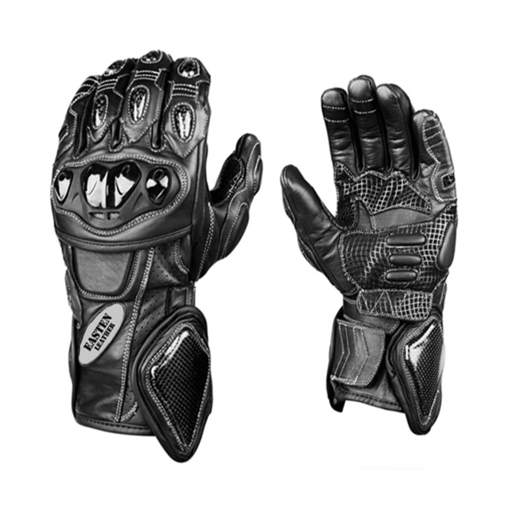 ZMG-017 Motorcycle/Motorbike Custom Made Leather Gloves - ZEES MOTOR SPORTS