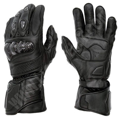 ZMG-020 Motorcycle/Motorbike Custom Made Leather Gloves - ZEES MOTOR SPORTS