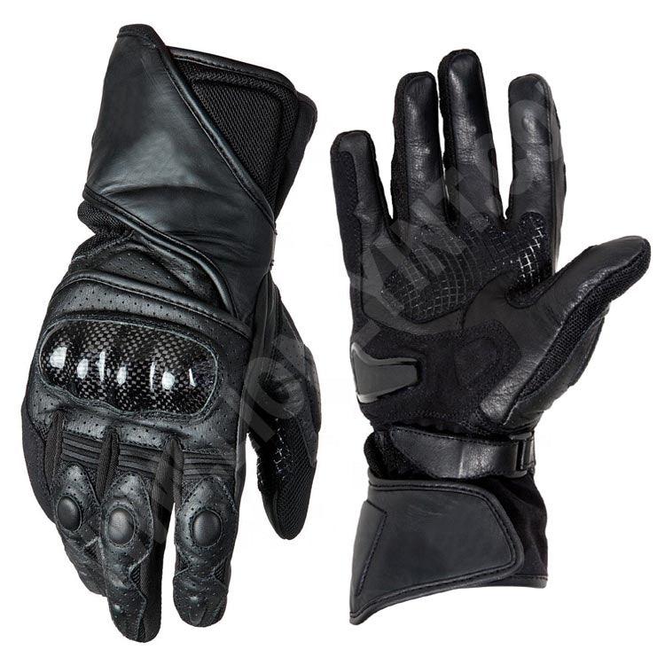 ZMG-023 Motorcycle/Motorbike Custom Made Leather Gloves - ZEES MOTOR SPORTS