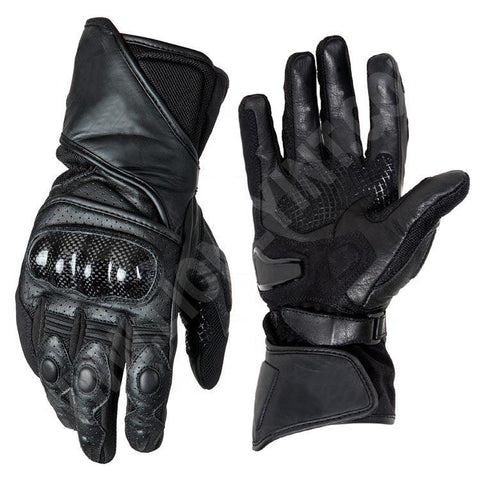 ZMG-030 Motorcycle/Motorbike Custom Made Leather Gloves - ZEES MOTOR SPORTS