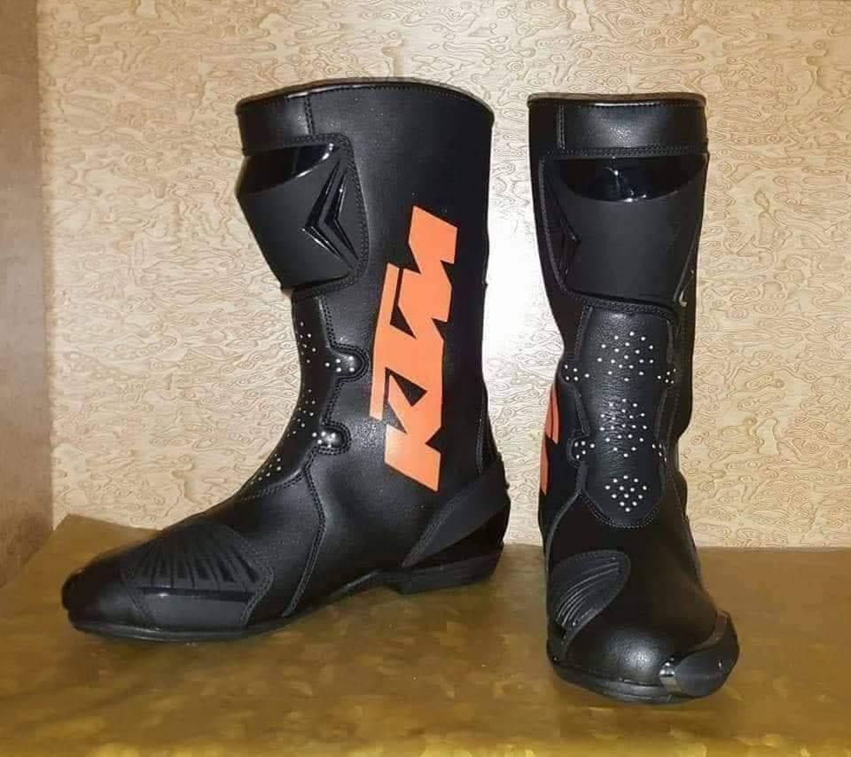 ZMB-027 Motorcycle/Motorbike Leather Shoes Custom Made - ZEES MOTOR SPORTS