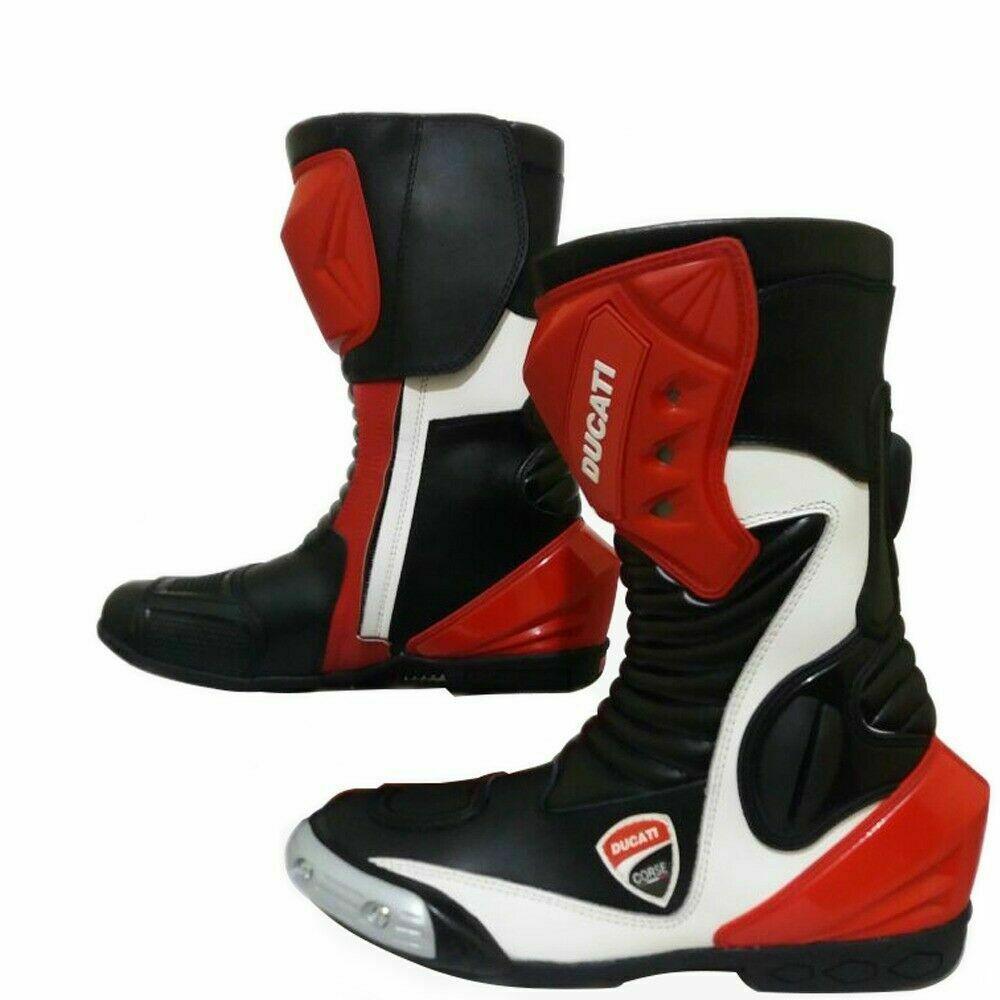 ZMB-032 Motorcycle/Motorbike Leather Shoes Custom Made - ZEES MOTOR SPORTS