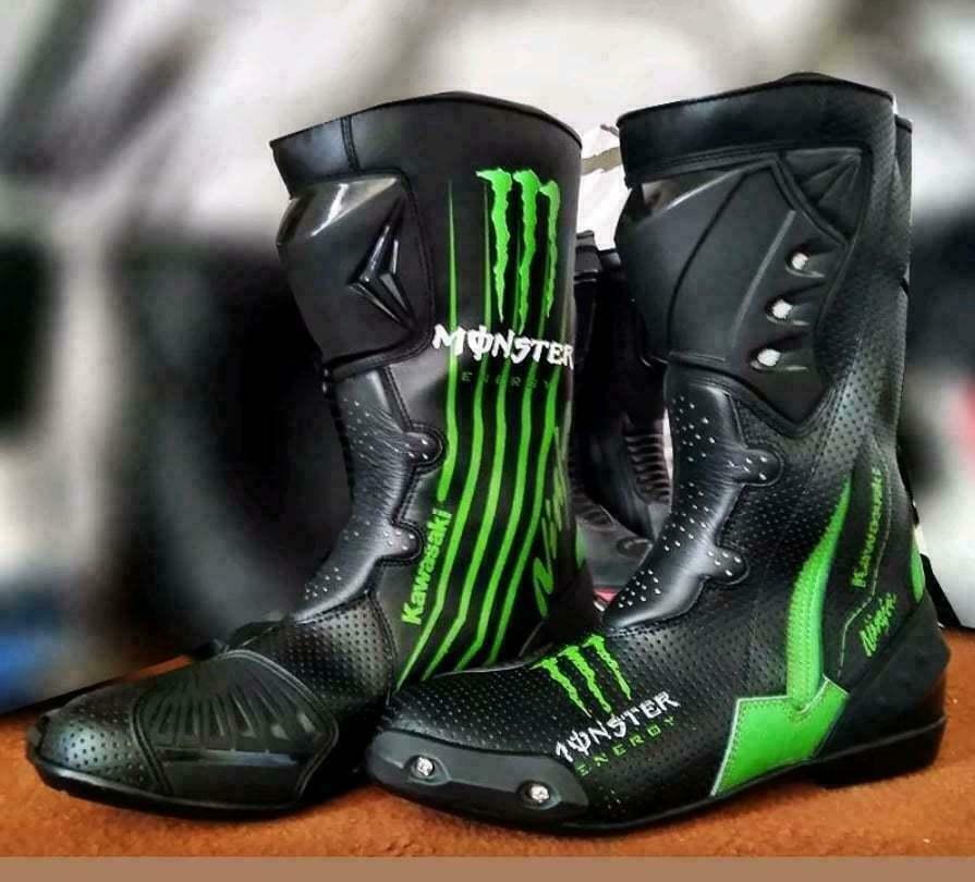 ZMB-039 Motorcycle/Motorbike Leather Shoes Custom Made - ZEES MOTOR SPORTS