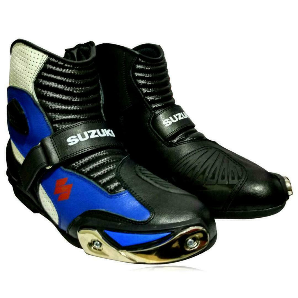ZMB-043 Motorcycle/Motorbike Leather Shoes Custom Made - ZEES MOTOR SPORTS