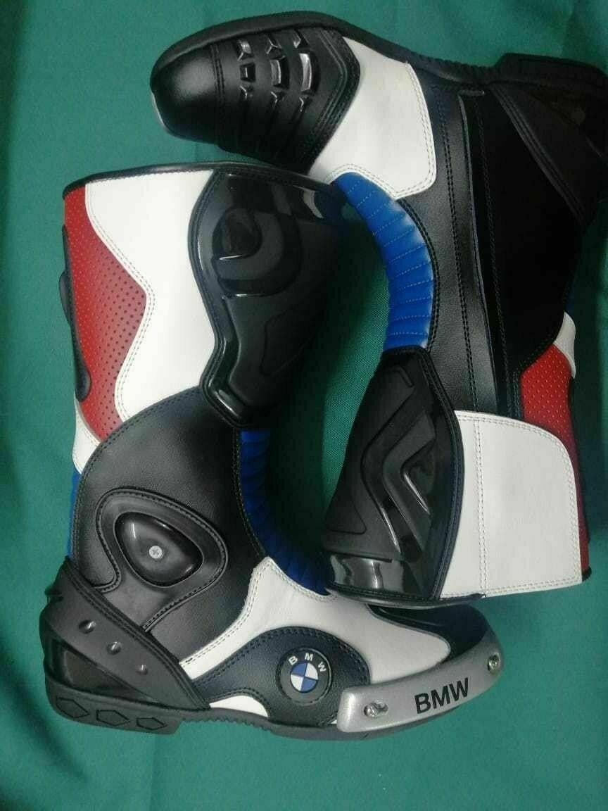 ZMB-044 Motorcycle/Motorbike Leather Shoes Custom Made - ZEES MOTOR SPORTS