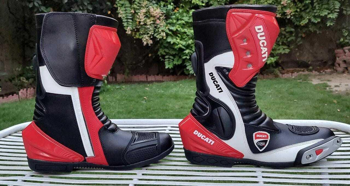 ZMB-045 Motorcycle/Motorbike Leather Shoes Custom Made - ZEES MOTOR SPORTS