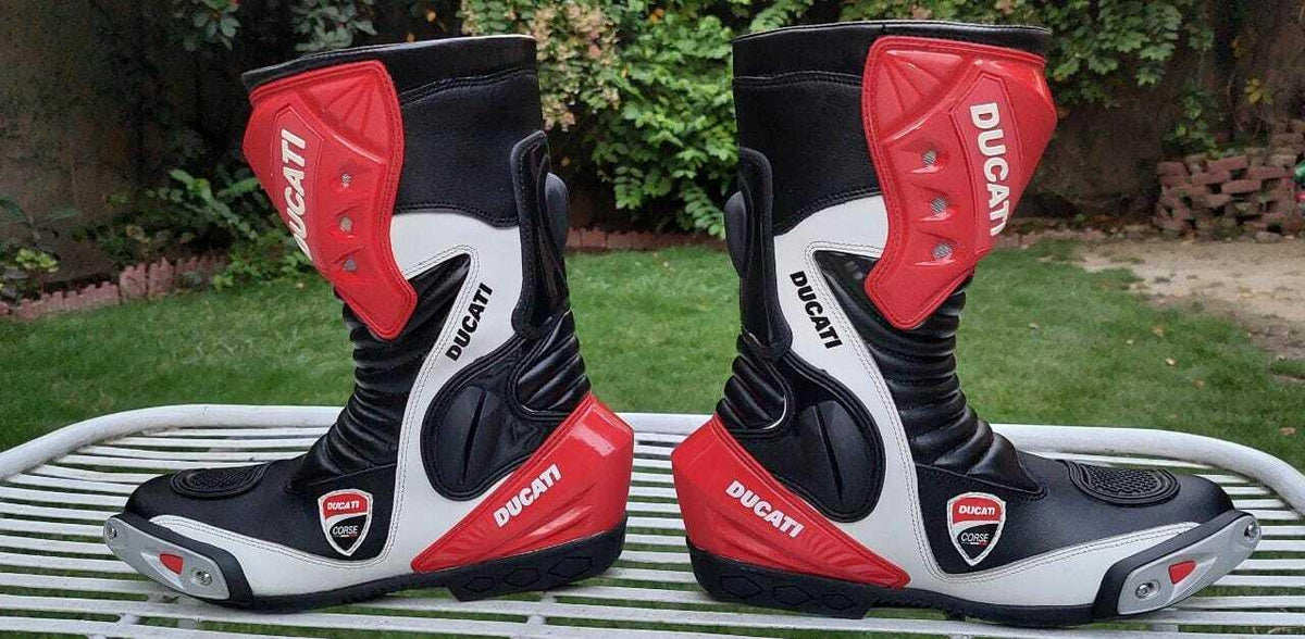 ZMB-045 Motorcycle/Motorbike Leather Shoes Custom Made - ZEES MOTOR SPORTS