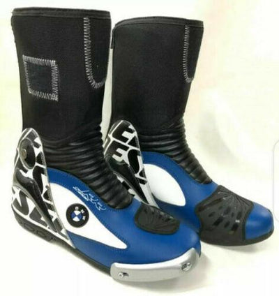 ZMB-048 Motorcycle/Motorbike Leather Shoes Custom Made - ZEES MOTOR SPORTS